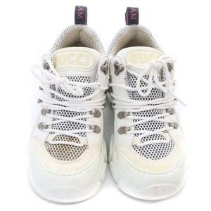 GUCCI フラッシュトレック スニーカー 23.5cm 白 ホワイト