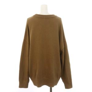 EVERYDAY I LIKE Basic ニット セーター 長袖 クルーネック F 茶 ブラウン 21080520813010