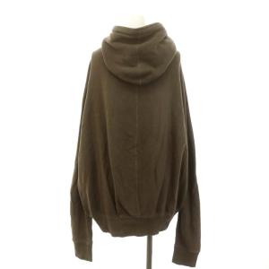 Deuxieme Classe Jersey パーカー ジップアップ カーキ