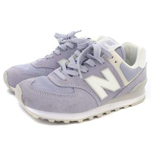 New Balance WL574ESV スニーカー 24cm パープル