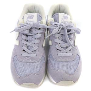 New Balance WL574ESV スニーカー 24cm パープル