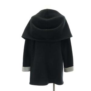 Diagram GRACE CONTINENTAL フーディ コート ショート 前開きトッパー 36 S 黒 ブラック