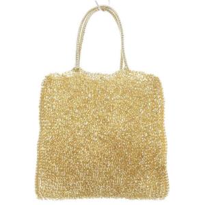 ワイヤーバッグ ハンドバッグ ゴールド色 BGS047057 /SR2