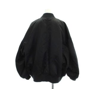 upper hights ARMY THE U-1 MA-1 ブルゾン ジャケット 総裏地 ジップアップ F 黒 ブラック