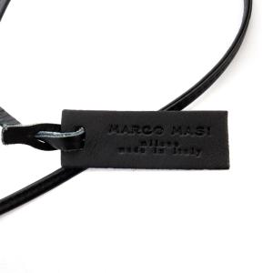 marco masi ショルダーバッグ ポシェット ハラコ レザー ゼブラ柄 黒 ブラック 白 ホワイト /AK2