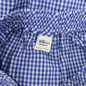 Ron Herman Gingham Check Skirt ギンガムチェック スカート ロング フレア ギャザー コットン S 青 ブルー