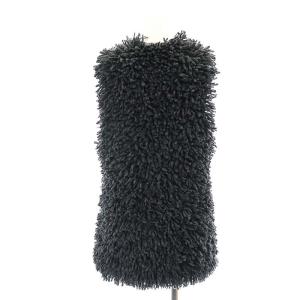 UNITED ARROWS LOOP ニットベスト 前開き Vネック F グレー