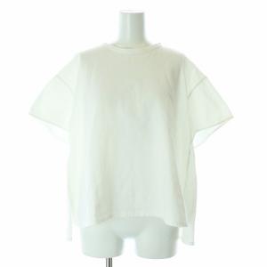 カノコクルーネックTシャツ カットソー 半袖 38 M 白 ホワイト /AT OS