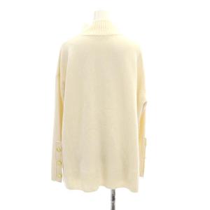 Diagram GRACE CONTINENTAL 23AW メリノウールニット セーター 長袖 ハイネック 36 オフホワイト