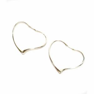 TIFFANY&Co. オープンハート フープピアス 両耳用 Ag925 シルバー