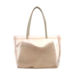 CELFORD 24SS トートバッグ ポーチ付き チュール フラワーモチーフ ピンク