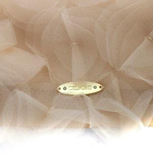 CELFORD 24SS トートバッグ ポーチ付き チュール フラワーモチーフ ピンク