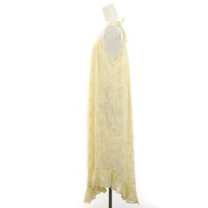 Ron Herman クリスティダウン CHRISTY DAWN ×RHC 刺繍ドレスキャミソールワンピース ロング XS/S アイボリー