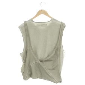 JULIUS Loop Hem Tank タンクトップ ループヘム 7 グレージュ