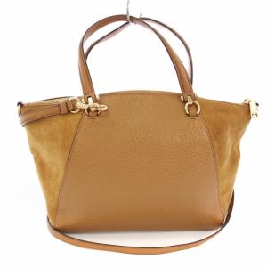 COACH プレーリーサッチェル ハンドバッグ ショルダーバッグ 2WAY レザー キャメル F79999