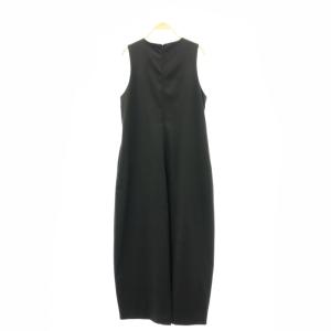 UNITED ARROWS マルゥ MARW 23SS コクーン オールインワン ノースリーブ ワイドパンツ 38 黒 ブラック