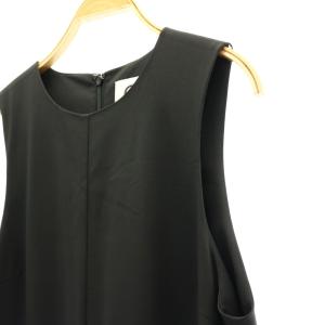 UNITED ARROWS マルゥ MARW 23SS コクーン オールインワン ノースリーブ ワイドパンツ 38 黒 ブラック