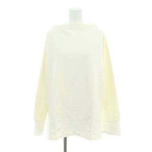 ボトルネックポンチプルオーバー カットソー 長袖 F 白 ホワイト SH /SY OS