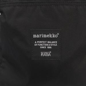 marimekko METRO リュックサック デイバッグ ナイロン 黒 ブラック 039972