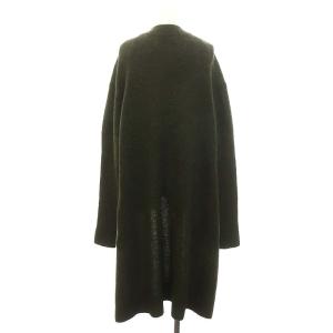 Acne Studios RAYA MOHAIR ロングカーディガン 長袖 ボタンレス XS 深緑 ダークグリーン /ES OS