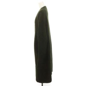 Acne Studios RAYA MOHAIR ロングカーディガン 長袖 ボタンレス XS 深緑 ダークグリーン /ES OS