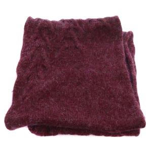 MM6 Maison Margiela ウール スヌード マフラー 紫 パープル