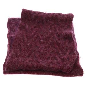 MM6 Maison Margiela ウール スヌード マフラー 紫 パープル