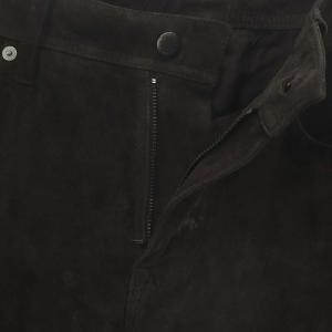 RALPH LAUREN やぎ革スウェードパンツ 茶 ブラウン /SY OS