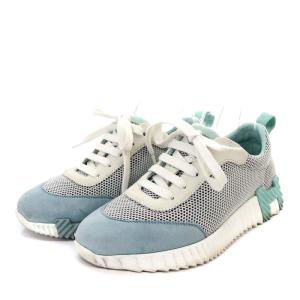 HERMES 221177Z バウンシング スニーカー 36.5 ミントグリーン