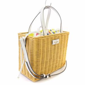 kate spade new york かごバッグ ハンドバッグ ショルダーバッグ 2WAY ベージュ WKRU6859