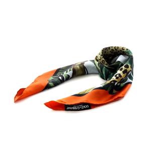 DOLCE&GABBANA スカーフ レオパード アニマルプリント マルチカラー