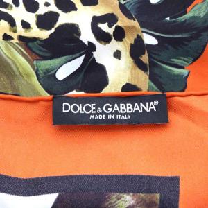 DOLCE&GABBANA スカーフ レオパード アニマルプリント マルチカラー