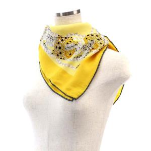 Cartier スカーフ パンテール パール トラ 黄色 イエロー