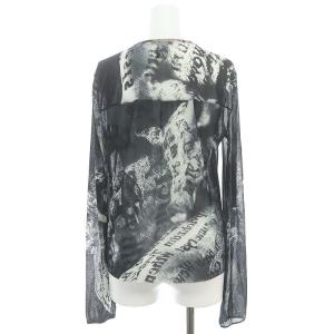 VIVIENNE TAM パワーネット 豚柄カットソー 0 黒 白