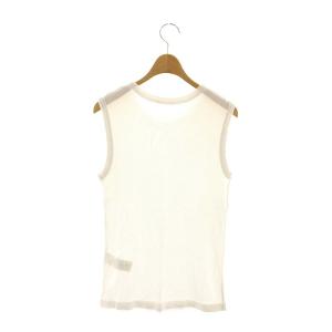 Deuxieme Classe 24SS dignity sleeveless ノースリーブ カットソー ノースリーブ コットン 白 ホワイト