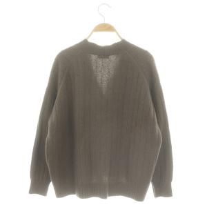 SHIPS ウールカシミヤ Vネック カーディガン ニット 長袖 茶 ブラウン