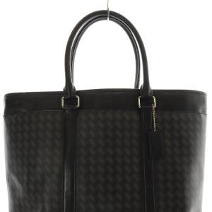 COACH レザー 総柄 ビジネスバッグ トートバッグ ハンドバッグ 茶色 ブラウン F29032