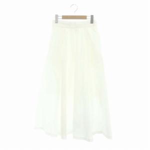 メモリーロングスカート フレア F 白 ホワイト /SY OS