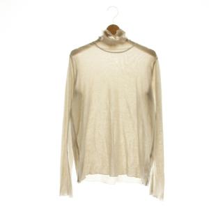 23AW  シアーフライスハイネックプルオーバー カットソー 長袖 グレージュ