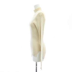 AURALEE 23AW タートルネック ギザリブニット カットソー 長袖 0 XS アイボリー