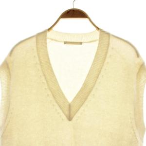 Plage 23AW Alpaca ベスト ニット プルオーバー アルパカ アイボリー