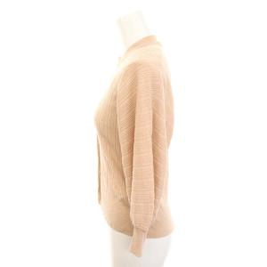 ANAYI ニット アンサンブル ラメリブ ドルマンスリーブカーディガン 七分袖 ノースリーブプルオーバー 38 36 ピンク