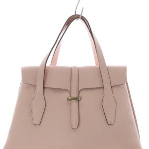 ANAYI フラップ スモールショルダーバッグ ハンドバッグ 2way レザー ピンク