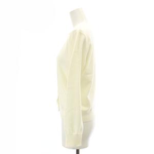 TOCCA TOCCA LOGO KNIT CARDIGAN カーディガン WEB限定 長袖 クルーネック 薄手 F 白 ホワイト