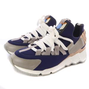 PIERRE HARDY トレックコメット スニーカー 38 ネイビー NS04X