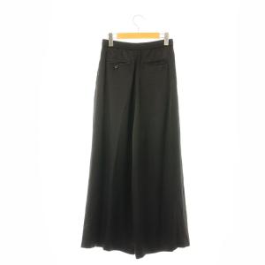 JOURNAL STANDARD 24AW ヴィンテージサテンワイドパンツ イージー ジョガー ジップフライ F 黒 ブラック /YQ OS