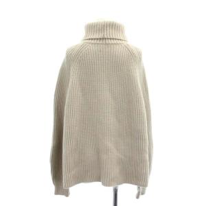 Deuxieme Classe タートルネックワイドニット セーター 長袖 ベージュ