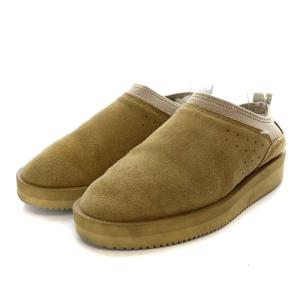 SUICOKE ムートンスリッポン サボサンダル スエード US5 23cm ベージュ