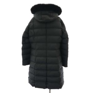 HERNOヘルノブラックダウンジャケット ファーフード48