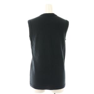 MADISONBLUE CREW NECK SLEEVELESS TEE タンクトップ ノースリーブ コットン 01 S 黒 ブラック